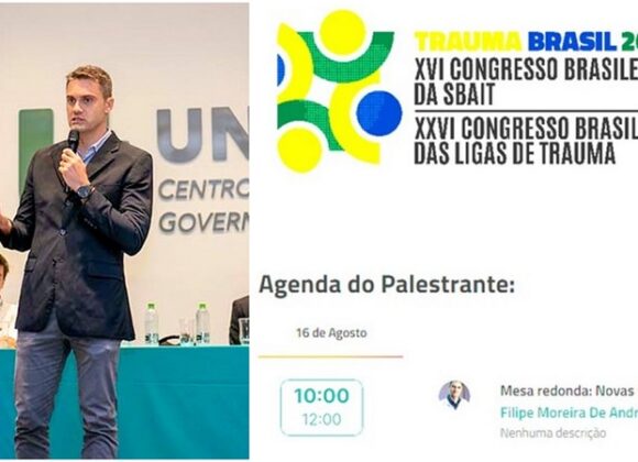 Diretor da Medicina UNIFAGOC palestrará no maior Congresso de Trauma do Brasil