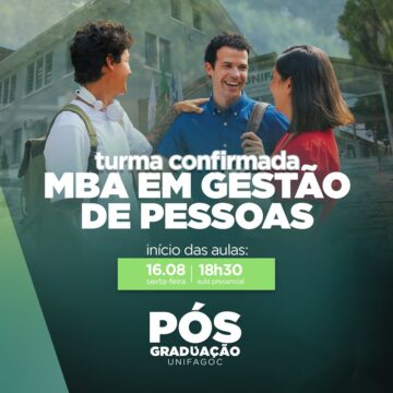 UNIFAGOC confirma abertura da Turma 2024/2025 do MBA em Gestão de Pessoas