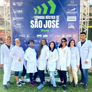 Alunos da Fisioterapia UNIFAGOC participam da 2ª Corrida Rústica de São José