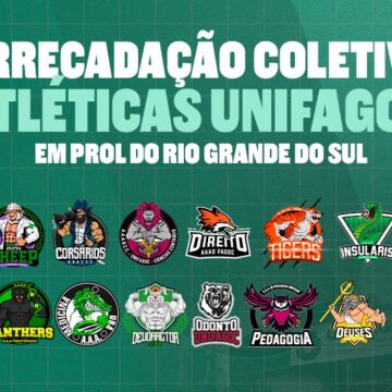 Atléticas do UNIFAGOC se unem para arrecadação coletiva em prol do Rio Grande do Sul