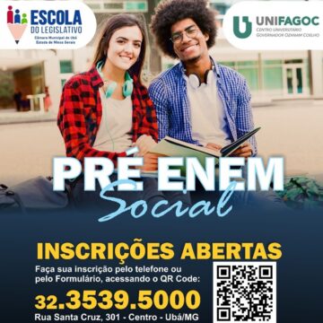Parceria UNIFAGOC e Escola do Legislativo oferece aulas preparatórias gratuitas para o Enem 2024