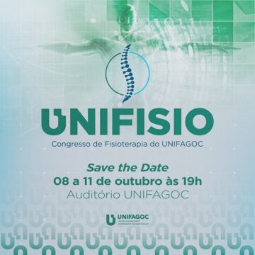 I Congresso de Fisioterapia do UNIFAGOC acontece de 08 a 11 de outubro e está com inscrições abertas