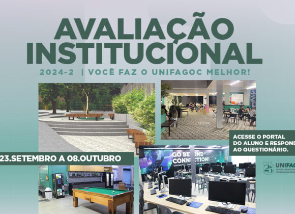 Avaliação Institucional UNIFAGOC 2024.2 começa na próxima segunda-feira (23)