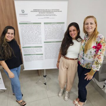 Alunas do curso de Pedagogia apresentam trabalho no II Encontro de Pesquisa e Iniciação Científica do UNIFAGOC