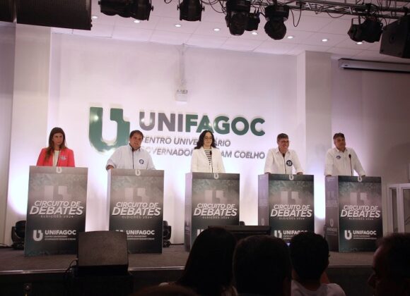 Circuito de Debates Eleitorais UNIFAGOC finaliza 2ª edição com grande audiência em todos os municípios participantes