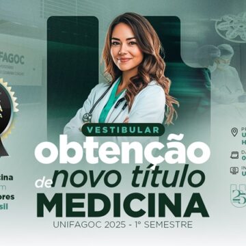 UNIFAGOC divulga os locais de prova do processo seletivo de Obtenção de Novo Titulo da Medicina neste sábado (07)