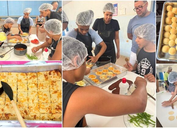 Psicologia na Cozinha: aluna da Psicologia UNIFAGOC lidera Oficina de Culinária que conecta sabores e saúde mental para jovens do ensino médio