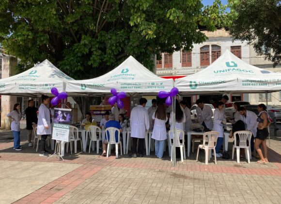 Projeto de Extensão: Medicina UNIFAGOC oferece orientações e cuidados à comunidade de Ubá
