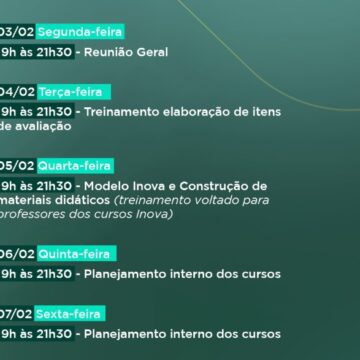 UNIFAGOC convoca docentes para Jornada Pedagógica 2025.1