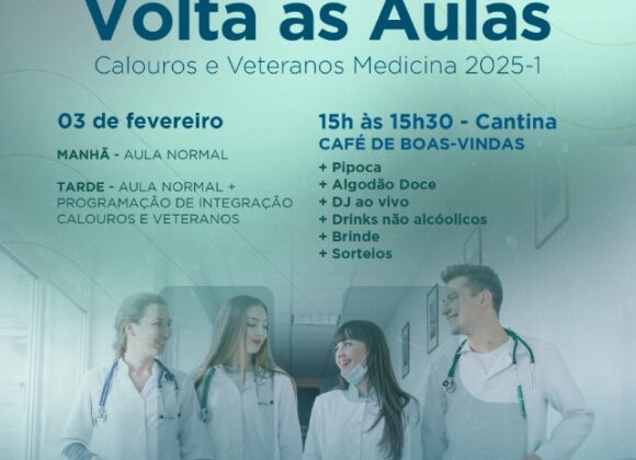 Volta às aulas Medicina UNIFAGOC: estudantes retornam ao campus no dia 3 de fevereiro