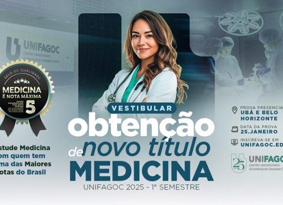 Inscrições abertas: Processo seletivo para obtenção de novo título – Medicina UNIFAGOC