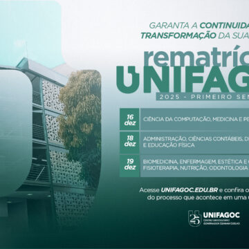 Rematrícula UNIFAGOC 2025.1: saiba como realizar o processo e confira os prazos para cada curso