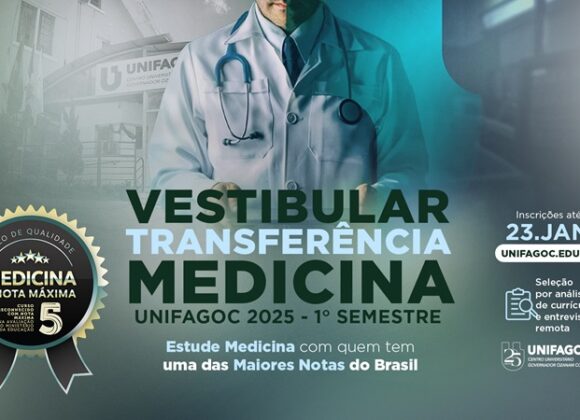 Inscrições abertas para processo seletivo de Transferência da Medicina UNIFAGOC