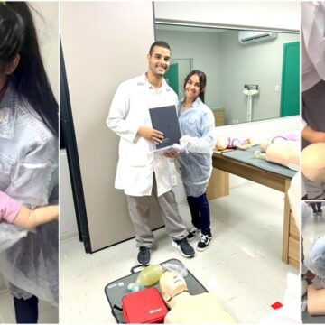 Do treinamento à vida real: aluna do UNIFAGOC que participou do treinamento da Lei Lucas salva criança engasgada