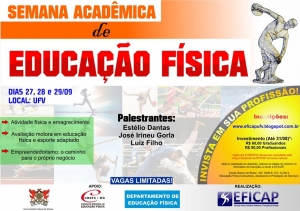 Começa nesta quinta -feira a Semana Acadêmica de Educação Física da UFV