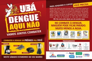 Ajudando a combater a Dengue você pode ganhar prêmios!