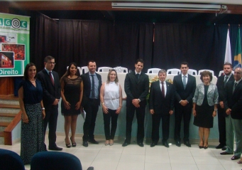 Presidente do Tribunal Regional Eleitoral de Minas Gerais ministra Aula Magna do curso de Direito