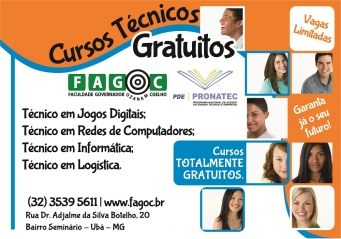 Fagoc oferece vagas para novos cursos técnicos