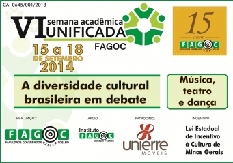 Está disponível a inscrição para a VI Semana Acadêmica da Fagoc