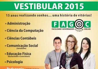Fagoc oferece três novos cursos para o Vestibular 2015