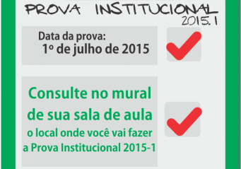 Prova Institucional – lista com os locais de aplicação do exame está disponível