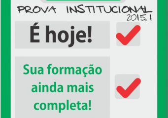 Prova Institucional será aplicada hoje