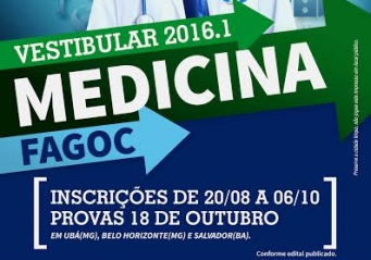 Fagoc abre inscrições para o Vestibular de Medicina 2016