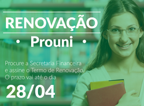 Renovação do Prouni já pode ser realizada