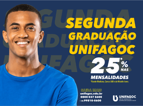 Segunda Graduação: portadores de diploma ganham 25% de desconto no UNIFAGOC