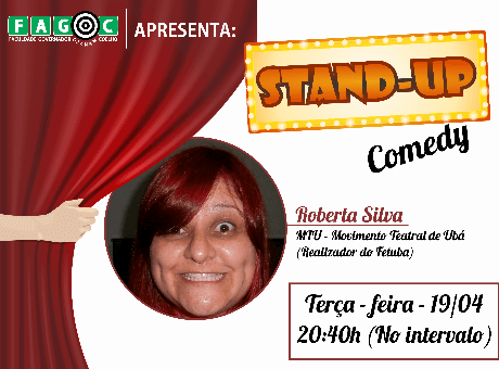 Stand-up comedy nesta terça (19) na Fagoc