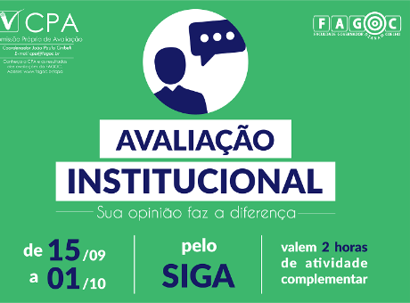 Fagoc inicia processo de Avaliação Institucional do segundo semestre de 2017
