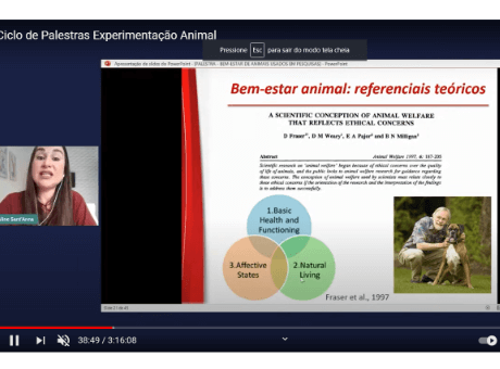 Experimentação Animal é abordada em ciclo de palestras promovido pelo CEUA UNIFAGOC