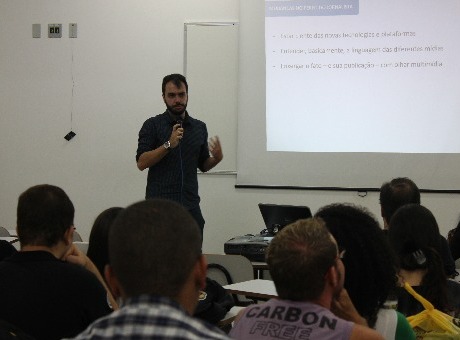 Palestra sobre Jornalismo multiplataforma marca comemoração do Dia do Jornalista na Fagoc