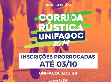 Corrida Rústica UNIFAGOC: inscrições prorrogadas até quinta-feira (03)