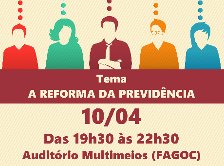 Curso de Direito da Fagoc promove debate sobre a Reforma da Previdência