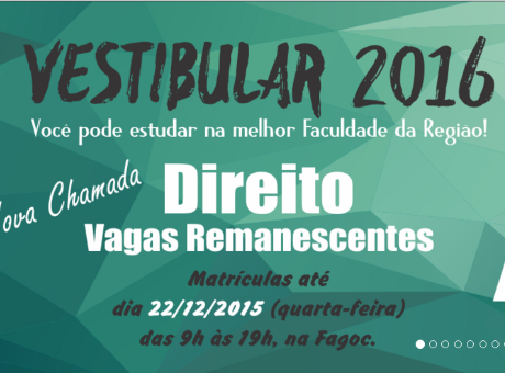 Novo edital interno de Direito está disponível