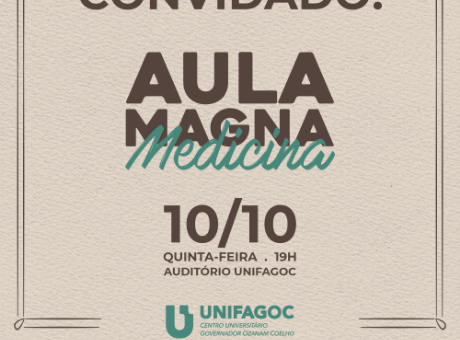 Aula Magna da Medicina UNIFAGOC acontece nesta quinta-feira (10)