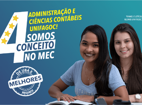 Administração e Ciências Contábeis UNIFAGOC recebem nota 4 no Conceito Preliminar de Curso