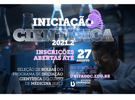 UNIFAGOC abre inscrições para seleção de bolsas do programa Iniciação Científica de Medicina 2021.2
