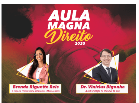 Aula Magna do Direito UNIFAGOC acontece no dia 06 de março