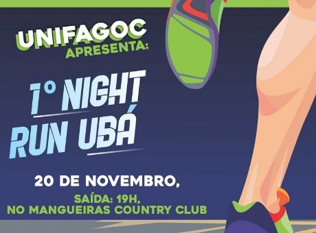 UNIFAGOC apresenta 1ª Night Run Ubá