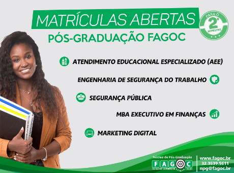 Pós-graduação Fagoc abre inscrições para novas turmas
