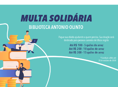 Biblioteca do UNIFAGOC inicia campanha Multa Solidária; Donativos serão entregues para famílias carentes