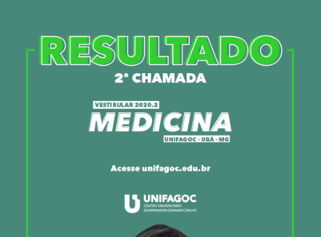 UNIFAGOC divulga 2ª chamada do Vestibular de Medicina 2020.2