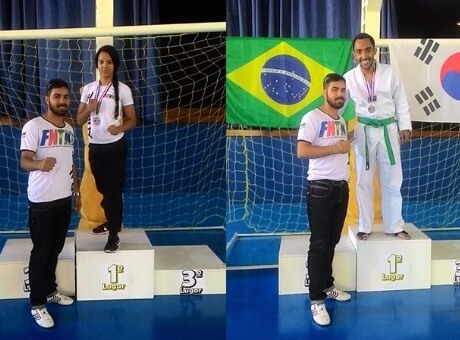 Colaborador e aluna da Fagoc são campeões em campeonato de Taekwondo