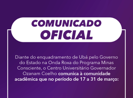 UNIFAGOC divulga nota sobre atividades da instituição na Onda Roxa
