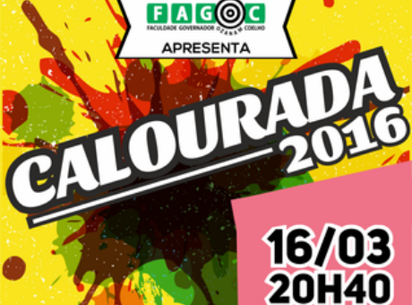 Calourada 2016 acontece nesta quarta (16)
