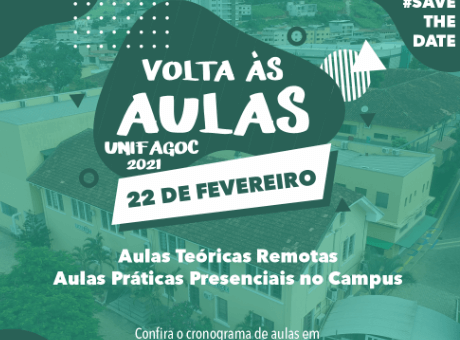 UNIFAGOC inicia primeiro semestre de forma remota e presencial na próxima segunda-feira 22/02