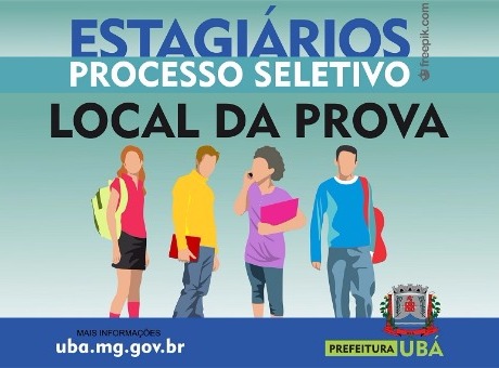 Prefeitura de Ubá divulga local do processo seletivo para estagiários