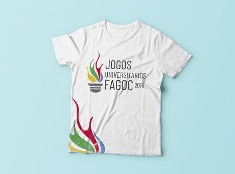 Camisa oficial dos Jogos Universitários Fagoc 2018 está à venda